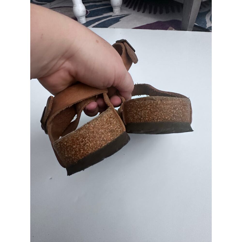 Birkenstock Yara Distressed Leather Sandal - Size 38 - Picture 6 of 8